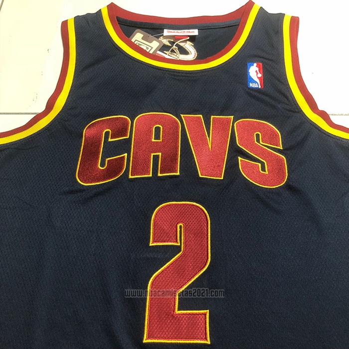 Camiseta Cleveland Cavaliers Kyrie Irving #2 Mitchell & Ness 2011-12 Azul